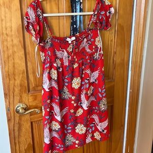NEW WITH TAGS: Womens Red Love Tree Dress size L